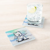 ウェスティエンジェルガラスコースター ガラスコースター (アングル)