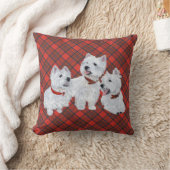 ウェスティオンタータンチェック枕 クッション (ブランケット)