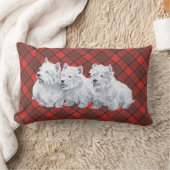 ウェスティオンタータンチェック枕 ランバークッション (ブランケット)