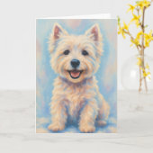 ウェスティグリーティングカード空白の – 内部 カード (黄色い花)