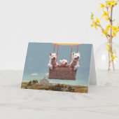 ウェスティグリーティングカード カード (黄色い花)