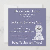 ウェスティシット 招待状 (裏面)