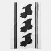 ウェスティシルエット キッチンタオル (縦)