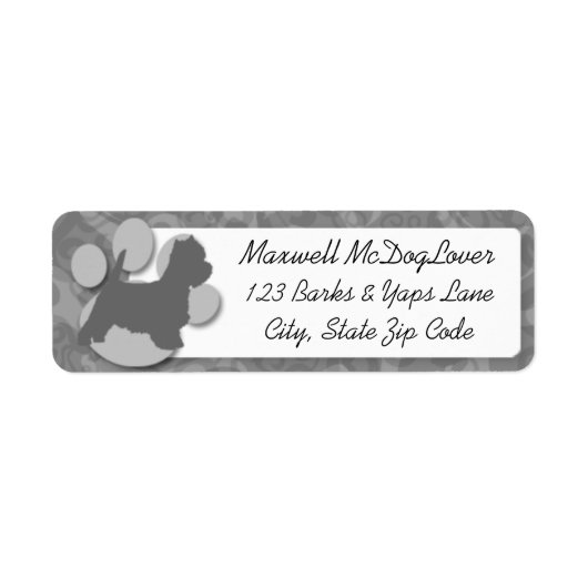 ウェスティシルエット ラベル (正面)