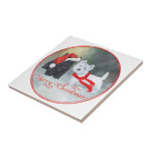 ウェスティスコッチクリスマス タイル (側面)