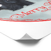 ウェスティスコッチクリスマス ポスター (角)