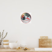 ウェスティスコッチクリスマス ポスター (キッチン)