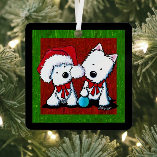 ウェスティテリアデュオクリスマス メタルオーナメント (インサイチュ)