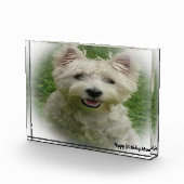 ウェスティテリア犬 フォトブロック (右)