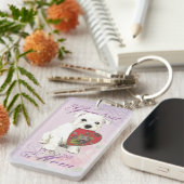 ウェスティハートマム キーホルダー (正面右)