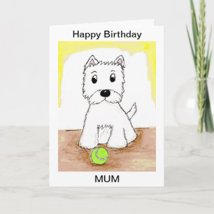 ウェスティパーソナライズされた誕生日カード カード
