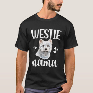 ウェスティママ ウェストハイランドホワイトテリア ママ ウェスティ Tシャツ