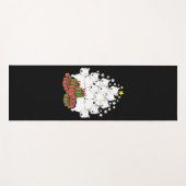 ウェスティーおもしろいクリスマスツリー ヨガマット (正面(横))