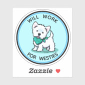 ウェスティーかわいこちゃんシール シール (シート)