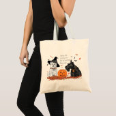 ウェスティーとスコッティーのハロウィン トートバッグ (正面(商品))