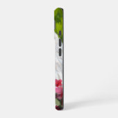ウェスティーとピンクの花 iPhone 16ケース (左側面)