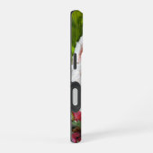 ウェスティーとピンクの花 iPhone 16ケース (右側面)