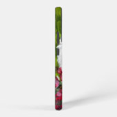 ウェスティーとピンクの花 SAMSUNG GALAXYケース (右側面)