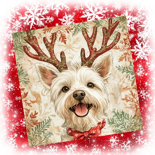 ウェスティーのクリスマス リンデブの角 シーズンカード