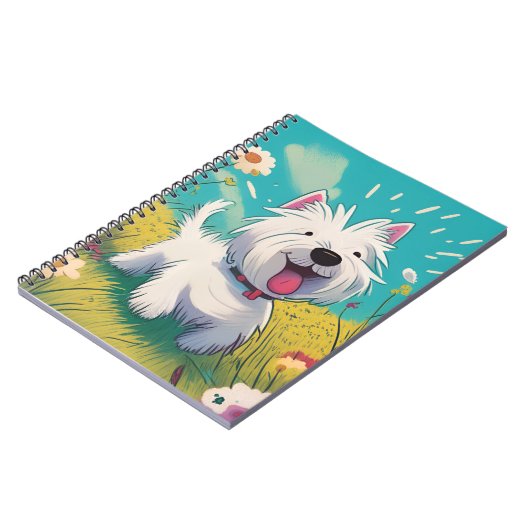 ウェスティーのノート – ウェスティー最高のの生活。 ノートブック (左側)