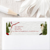 ウェスティーは自分に小さなメリークリスマスを持っている ラベル (インサイチュ)