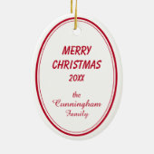 ウェスティーよくはしゃぐサンタバルブクリスマス セラミックオーナメント (裏面)