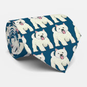 ウェスティーウエストハイランドホワイトテリア ネクタイ (ロール)