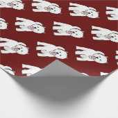 ウェスティーウエストハイランドホワイトテリア ラッピングペーパー (角)