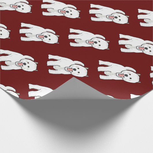 ウェスティーウエストハイランドホワイトテリア ラッピングペーパー (角)