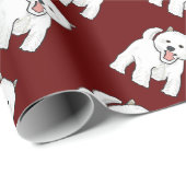 ウェスティーウエストハイランドホワイトテリア ラッピングペーパー (ロールコーナー)