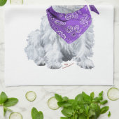 ウェスティーカウボーイ キッチンタオル (折り畳み)