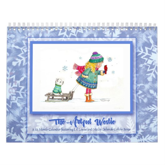 ウェスティーカレンダーバイデボラボルゴ カレンダー (カバー)