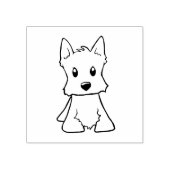 ウェスティーキニアートラバースタンプ ラバースタンプ (インプリント)