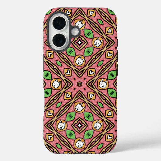 ウェスティーキルト愛好家 Case-Mate iPhoneケース (裏面)