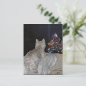 ウェスティークリスマスの畏敬 シーズンポストカード (スタンド正面)