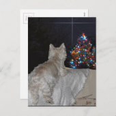 ウェスティークリスマスの畏敬 シーズンポストカード (正面/裏面)