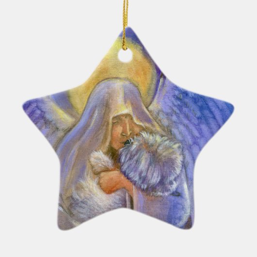 ウェスティークリスマスオーナメント セラミックオーナメント (正面)