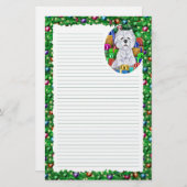 ウェスティークリスマスオープンギフト 便箋 (正面/裏面)