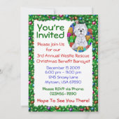 ウェスティークリスマスオープンギフト 招待状 (裏面)