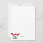 ウェスティークリスマスツリーライトオンブラック シーズンカード (裏面)