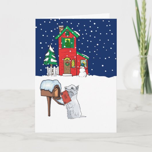 ウェスティークリスマスメール シーズンカード (正面)