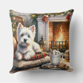 ウェスティークリスマス クッション (裏面)