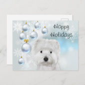 ウェスティークリスマス ポストカード (正面/裏面)