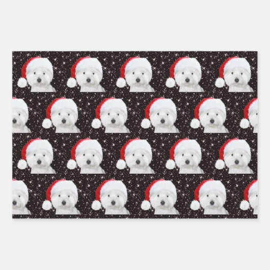 ウェスティークリスマス ラッピングペーパーシート (正面)