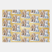 ウェスティークリスマス ラッピングペーパーシート (正面2)