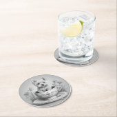 ウェスティーコースター – Wes-tea ラウンドペーパーコースター (インサイチュ)