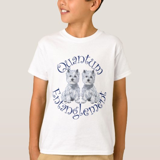 ウェスティーズの量子もつれ Tシャツ (正面)