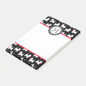 ウェスティーズウェストハイランドホワイトテリアパターン ポストイット (アングル)