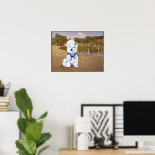 ウェスティーセーラーと船のポスター ポスター (ホームオフィス)