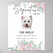 ウェスティードッグのシグネチャードリンクの看板 ポスター (正面)